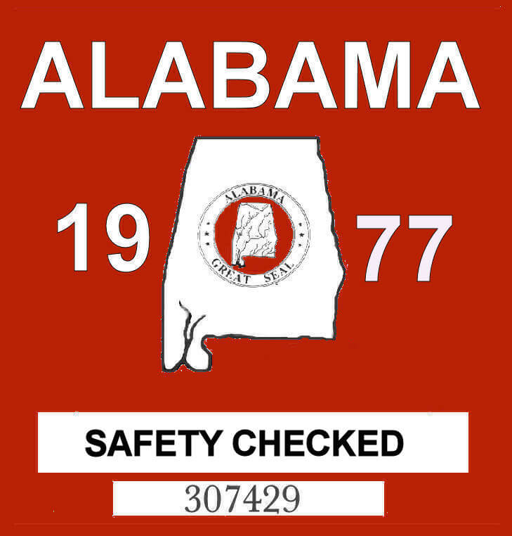 (image for) 1977 Alabama Safety Checked